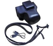 Para Canon EOS R50/R100 desmontable Pu Cuero Cámara Bolsa cubierta protectora con Correa de hombro
