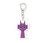 Hot Games Sprunki Fashion Keychain Acrylic Pendant Metal Keychain for Women Men for Bag Pendant Accessories Gift