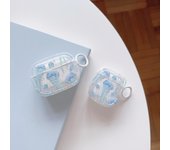 Round-edged puppy For Apple Bluetooth AirPods Pro 2nd Protective Case Transparent soft case For Airpods 4 Generation With Keych