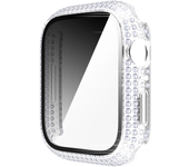 Cover For Apple Watch Case 45mm 41mm 40mm 44mm Accessories Diamond Screen Protector tempered glass iwatch series 9 7 4 8 5 6 SE