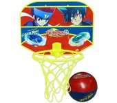 Mini basket infantil para niños y niñas, con diseños exclusivos de Beyblade (8755) Mini canasta de baloncesto. Incluye una pelota. Ligero y fácil de montar. Calidad al mejor precio. De acuerdo a la normativa CE. +3 años