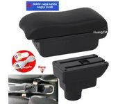For Opel Corsa D Armrest For Opel Corsa Car Armrest box Curved Surface leather Car Storage Box Simple installation Interior