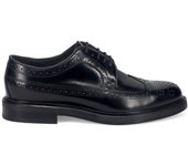 Zapatos Derby para hombre de Piel Negra cepillada AIU13208V091
