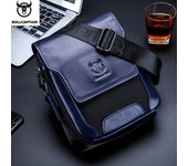 BULLCAPTAIN Man Messenger Bag Men Genuine Leather Shoulder Bags Business Crossbody Casual Bag Famous Brand Male Handbag Bags
