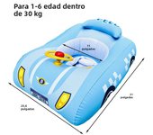 Rooxin Flotador De Coche Para Bebé Asiento Inflable De Natación Para Niños Circulo De Natación Para Agua Juguete De Baño