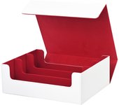 Trading card storage box, can hold 1800+ single decks, magnetic closure PU leather card box, fits for MTG, TCG,Yugion cards