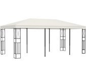 vidaXL Cenador Tela Jardín Terraza Exterior Pabellón Toldo Gazebo Patio Color Crema,  Antracita, y mas