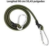 Outdoor Heavy Duty Bungee Cord Elastic Tie Strap String Carabiner Hooks Kayak Cycling Luggage Packing Ropes Camping Accessories