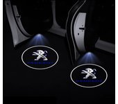 Car Door Welcome Light Welcome Decor Lamp Laser Atmosphere Car Night For Peugeot 407 3008 307 308 206 508 208 607 106 301 408