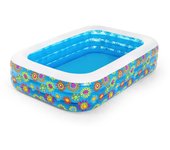 Bestway Piscina Hinchable 3 Camaras Floral 305x183x56 cm +6 Años Jardin 54121