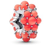 Pandora Moments 793897C01 - Abalorio de plata de ley con circonitas (compatible con colgante Moments), 11,5x10,7x7,3 mm, Plata de ley, Circonita cúbica，Viene con embalaje de caja de regalo original.