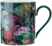 Mikasa x Sarah Arnett Taza de Porcelana, Taza Impresa para Té y Café, Taza Única para Regalar, Estampado de Mono, 350ml, Apta para Lavavajillas