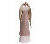 Gerimport Figura Decorativa de Navidad Ángel 15x10x42 Cm - Adornos y Modelos Navideños
