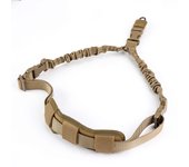 Tactical Sling Shooting With Shoulder Pad Adjustable one Point Bungee Airsoft Rifle Strapping Belt Hunting Hiking Accessories