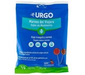 Urgo - Mareos del Viajero - Complemento Alimenticio - Piruletas Chupa Chupas - Sabor Fresa Naranja Cola - Ni&ntildeos y Adultos - Viaje Sereno y Tranquilo - Extractos de Jengibre y Diente de Le&oacuten - No Provoca Somnolencia