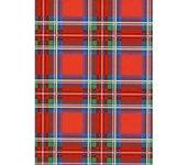 Tarjeta de regalo de Navidad Saul Sadoch Raso H 0,70 Mt L 25 Mt Scottish Dec.