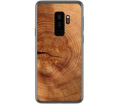 Tumundosmartphone Funda Gel Tpu para Samsung Galaxy S9 Plus diseño Madera 04 Dibujos