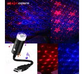 Magic colorM Romantic Light Car Star Projector Mini LED Night Lights USB Star Lights Adjustable Roof Room Colorful Galaxy Lamps