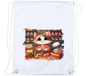 4 MOCHILAS DE CUERDAS gato herbolista animal profesion herbolisteria playa piscina picnic excursion personalizada
