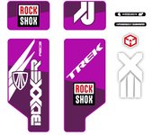 Pegatinas compatibles con horquilla bici Rock Shox Trek Boxxer R2C2 - 26"