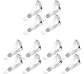 20-4PCS Table Cloth Clips Stainless Steel Table Cloth Holding Clip Fits Up To 1.7” Thick Tables for Dining Restaurant Marquees