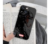 Marvel Superhero venom cool Phone Case For Apple iPhone 14 13 12 11 SE XS XR X 7 8 6 mini Plus Pro MAX Soft Black Cover