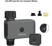 Insoma Wifi Automatic Sprinkle Timer Remote Garden Water Timer Smart Irrigation Watering System Hose Control Unit Support Alexa