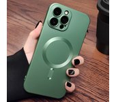 Luxury For Magsafe Wireless Charging Case For iPhone 16 15 14 Pro Max Matte Magnetic Cases Shockproof Bumper Cover Accessories