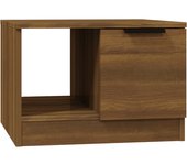 vidaXL Mesa de centro madera de ingeniería 50x50x36 cm Blanco, Negro, Roble Sonoma Mesita de Salón o Comedor o Auxiliar Mesa de Café Meuble Salón