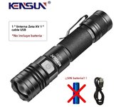 Portable Hand Lantern Powerful LED Flashlight Waterproof 5 Modes Zoom Torchlight Super Bright Torch USB Rechargeable Emerency