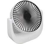 Mini Ventilador de Aire de Circulación de Recargable USB para Dormitorio 5 W (Negro)