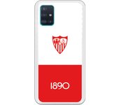 Funda original compatible con Samsung Galaxy A51 - Sevilla Rojiblanco 1890