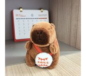 10-13cm Kapibala Capybara Keychain Car Couple Backpack Pendant Bag Hanging Cute Pink Capibala Capybara Plush Keychain Doll