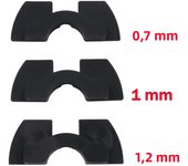 3Pcs Electric Scooter Rubber Damping Pad For Xiaomi Mijia M365 Front Fork Shakeproof Pad Modified Damping Cushions Accessories