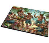 MERCHANDMANIA PUZZLE PEQUEÑO TAMAÑO APROX. A4 DE 12 PIEZAS chiringuito playa amigos fiesta verano beach club rompecabezas puzle