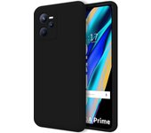 Funda Silicona Líquida Ultra Suave para Realme Narzo 50A Prime Color Negra