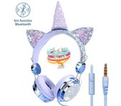 Unicorn Wired Headset with Microphone for Girls Daughter Music Stereo Earphone for Computer Smartphone Headphone Kids Gifts