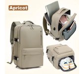 Mochila de viaje para mujer y niña, morral escolar de negocios de 15,6 pulgadas para ordenador portátil con bolsa de zapatos ind