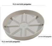 Pot Tray Round Movable Planter Dolly Trolley Pallet Outdoor Indoor Tree Flower Planter Stand Indoor Outdoor Garden