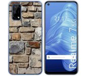 Tumundosmartphone Funda Gel Tpu para Realme 7 5G diseño Ladrillo 03 Dibujos