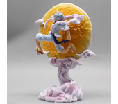 One Piece Luffy Anime Figure Moon Nika Luffy Model Gear 5 Series With Moon Light Action Figure Statue Decoration Christmas Gifts