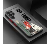 SPY FAMILY Art Cool Fashion For Samsung Galaxy S24 S23 S22 S21 S20 Ultra Plus FE Note 20 5G Frosted Translucent Phone Case