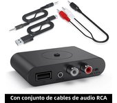 2 IN 1 Bluetooth 5.3 Transmitter Receiver 3.5mm AUX RCA USB U-Disk Stereo Music Wireless Audio Adapter For TV PC Car Kit Speaker