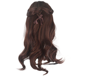 Fancy Girl Princess Elsa Anna Wig Children's Birthday Party Carnival Disguised Child Mermaid Rapunzel Aurora Snow White Hair