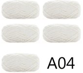 5pcs X100g Soft Velvet Yarn For Knitting Sweater Scarf Blankets Thick Crochet Yarn Threads