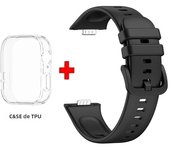 TPU Case+Silicone Strap for Huawei Watch Fit 3 Strap Replacement Band for Huawei Watch Fit3Watch Band With Case Screen Protector