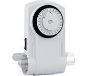 Rev REV Ritter 25600103 - Temporizador Mecánico Doble 2-fach Blanco