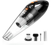 VacLife - Aspiradora de mano recargable inalámbrica para automóvil, aspiradora de mano de alta potencia con tecnología Cahrge rápida, aspiradora portátil con batería de gran capacidad, aspiradora de mano, naranja (PL8189)