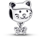 Charm en plata de ley Mascota Gato & Lazo Pandora 792255C01 PANDORA Raíz Joyas Pandora MUJER inicio Charm Pandora Mujer Pandora Original