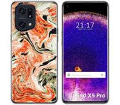 Funda Silicona para Oppo Find X5 Pro 5G diseño Mármol 12 Dibujos